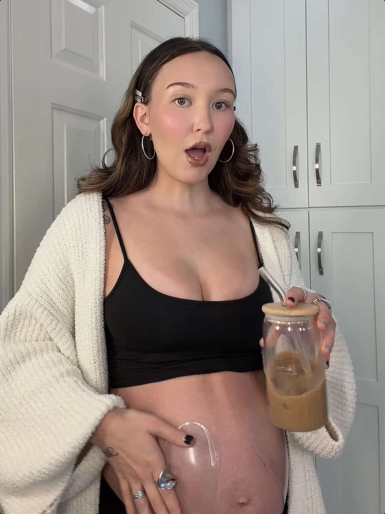 TikTok post by @cayceedotcom for Dermaclara. Caption reads: [...] 20% off with code CAYCEE20 ⭐️ @Dermaclara.