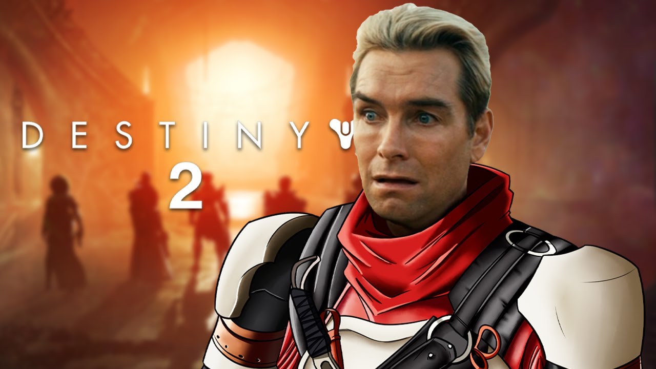YouTube post by @theonlyzanny for Numskull Designs. Caption reads: What 100 days of Destiny 2 looks like.