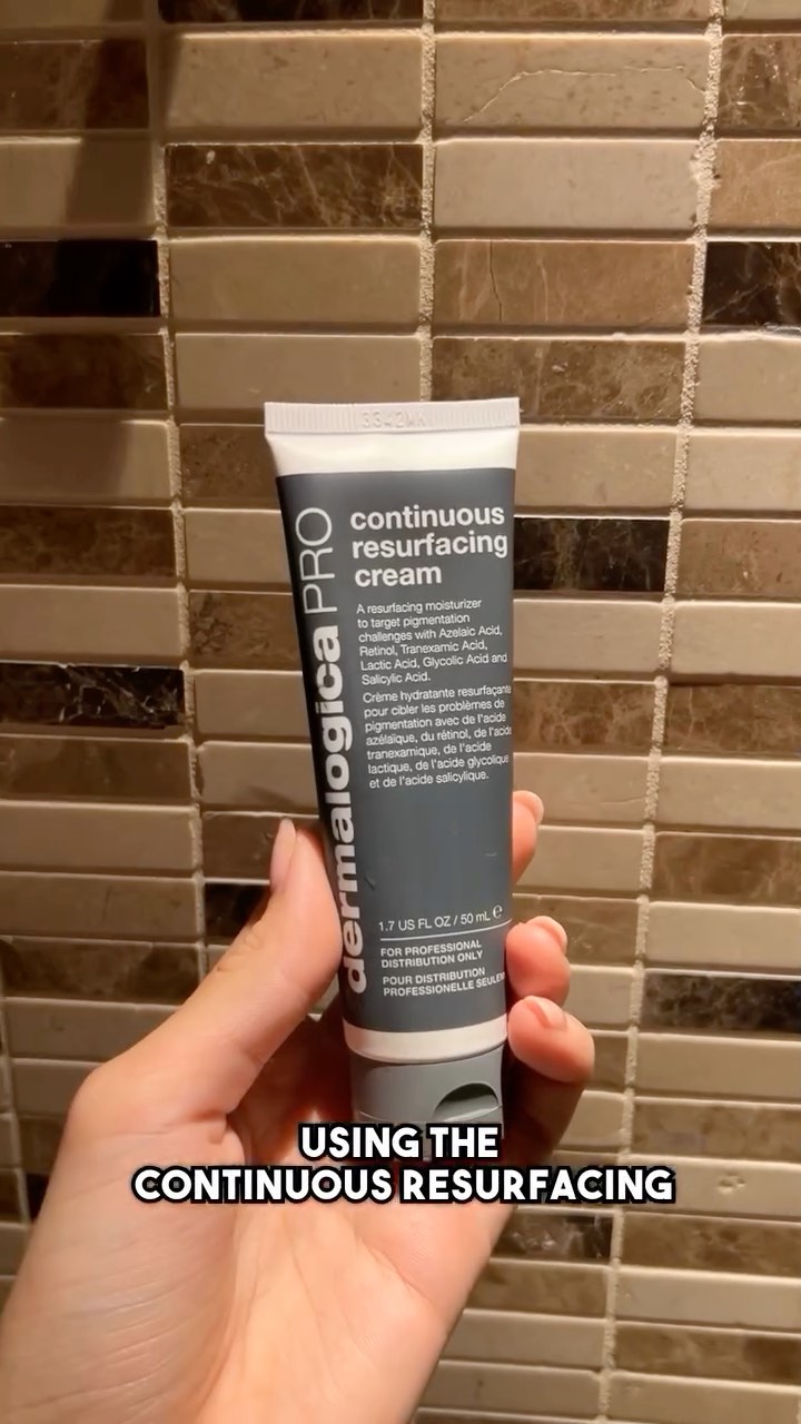Instagram post by @the_melasma_clinic for Dermalogica Australia. Caption reads: Tired of lingering post-acne dark spots? The new....