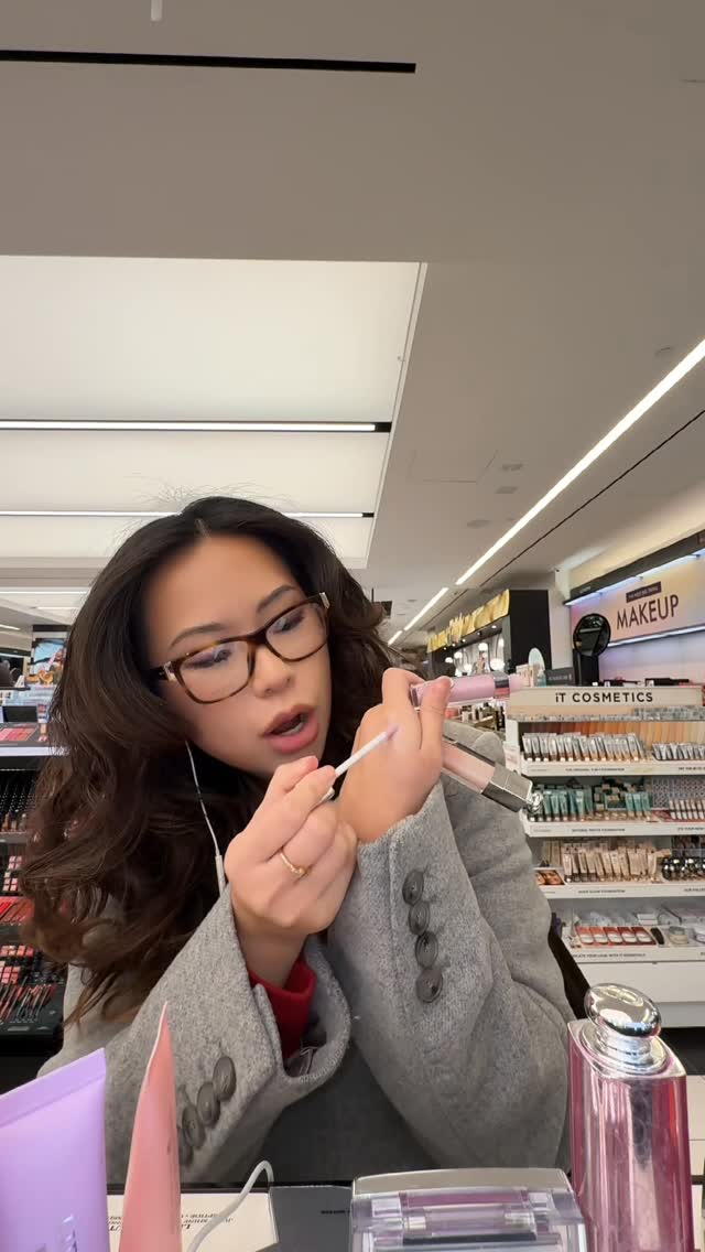 Instagram post by @christxiee for Anastasia Beverly Hills. Caption reads: the hardest part is actually finding A LINER &....