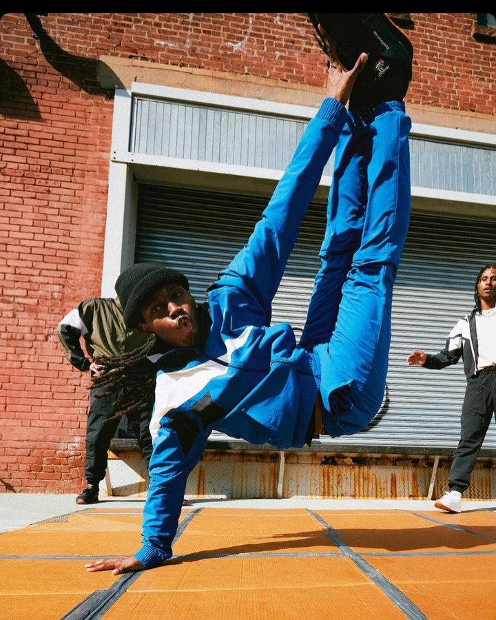 Instagram post by @i.amsurge for BlocLA. Caption reads: REEBOK AD FOR VECTOR....