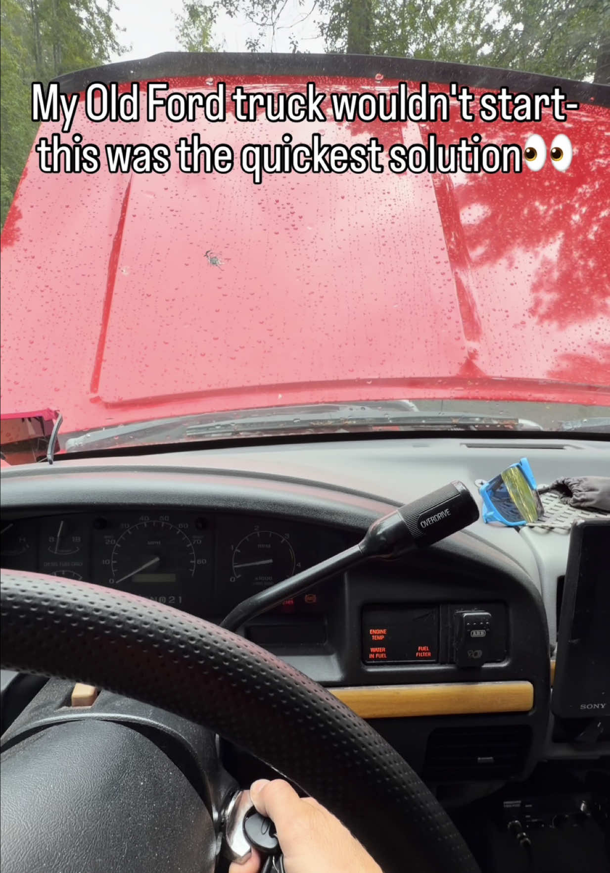 TikTok post by @truckhouselife for Noco. Caption reads: [...] start- this was the quickest solution👀....