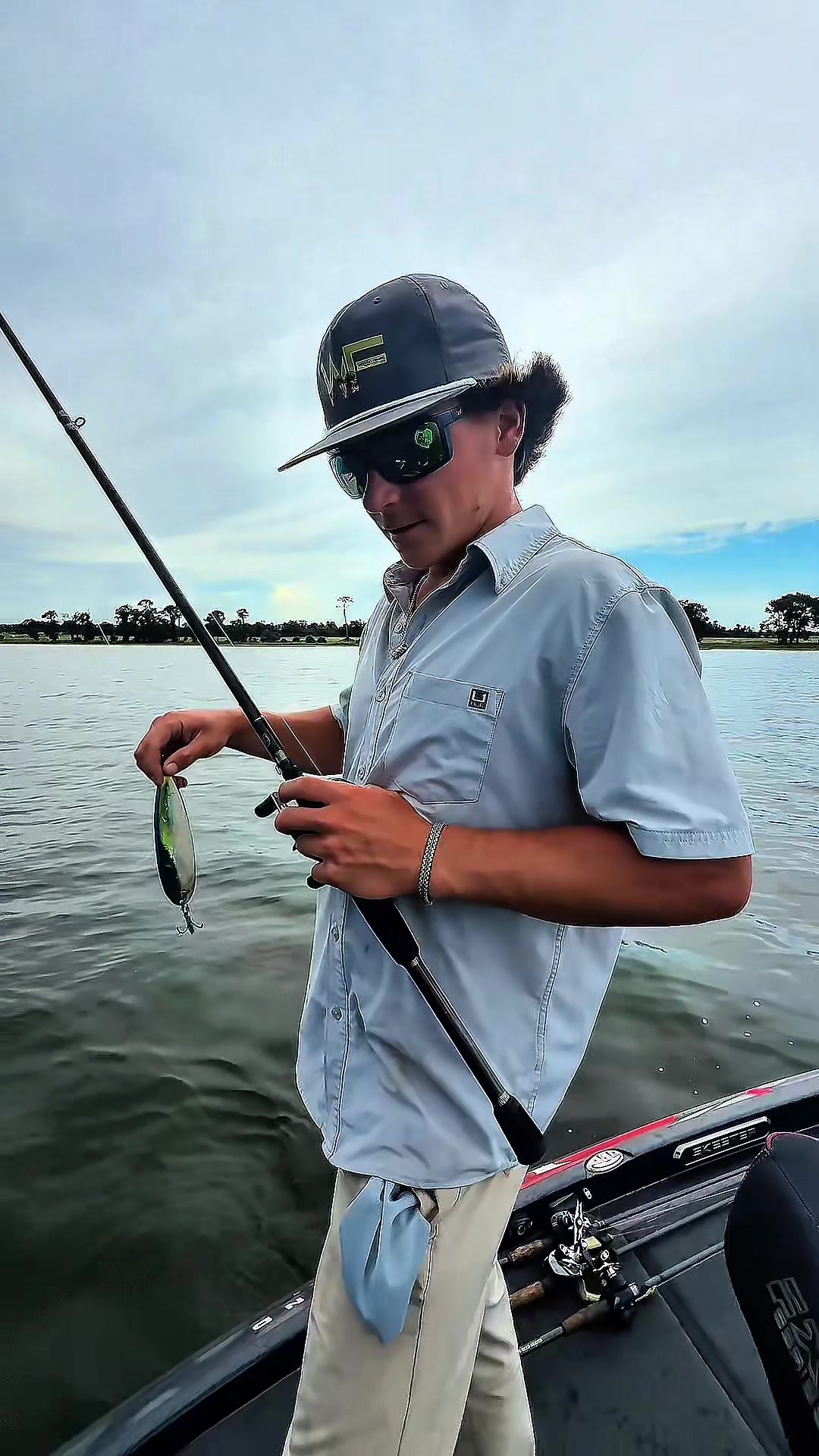 TikTok post by @weekleyfishing for 6th Sense Fishing. Caption reads: Check em out at 6thsensefishing.com @6th Sense....