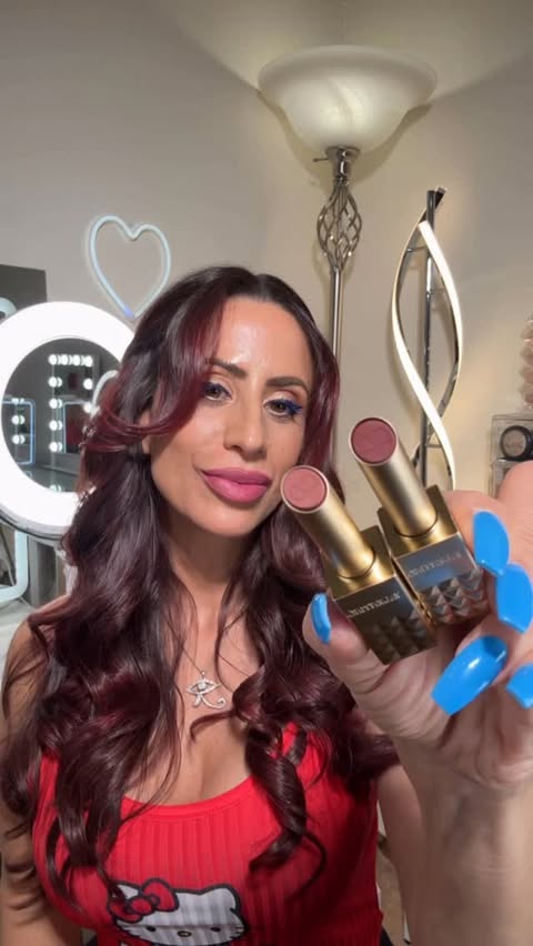 Instagram post by @makeupbysharonjoy for Valentino Beauty. Caption reads: ✨VALENTINO BEAUTY ✨
@valentino.beauty 

SPIKE....