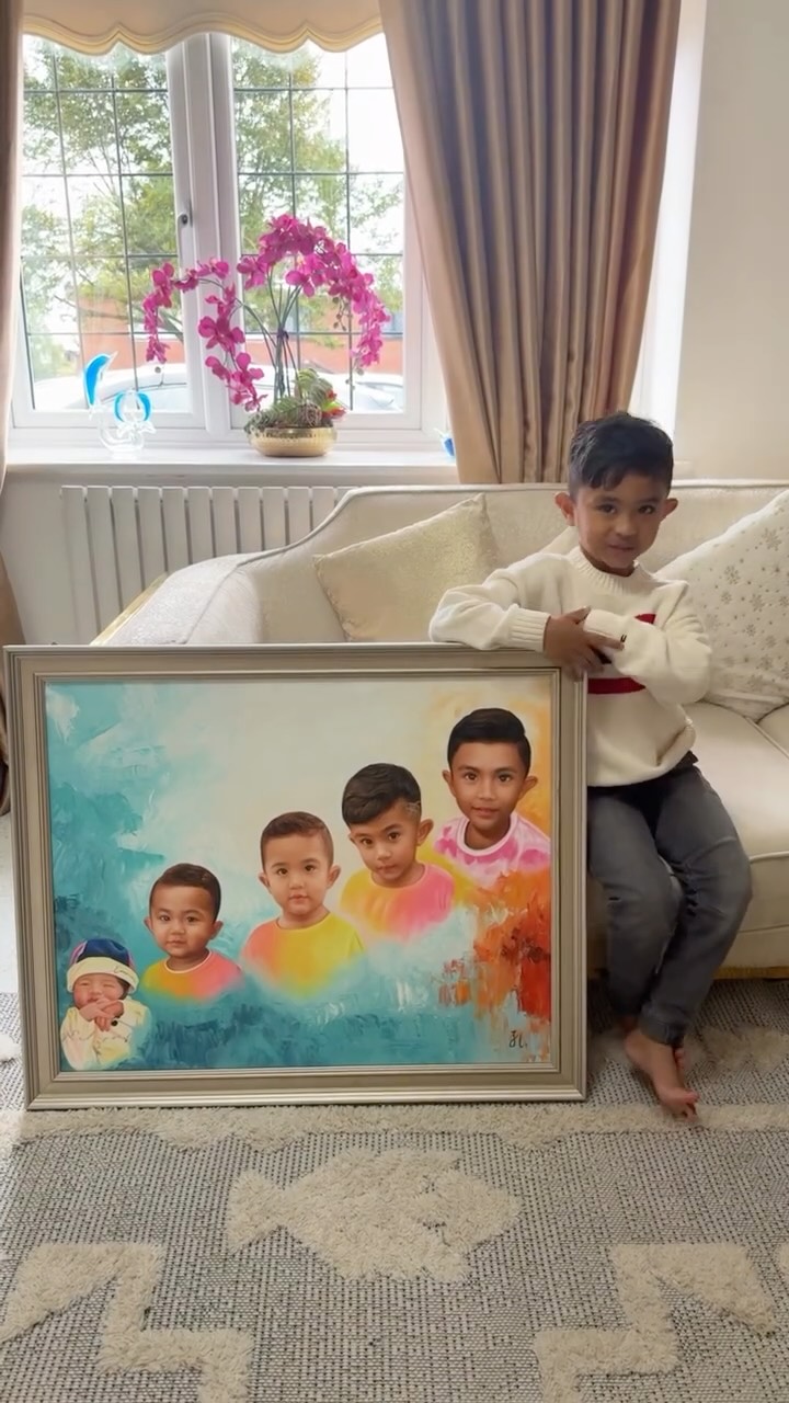 Instagram post by @aayashs_world for PaintYourLife. Caption reads: I never thought a painting could make me cry —....