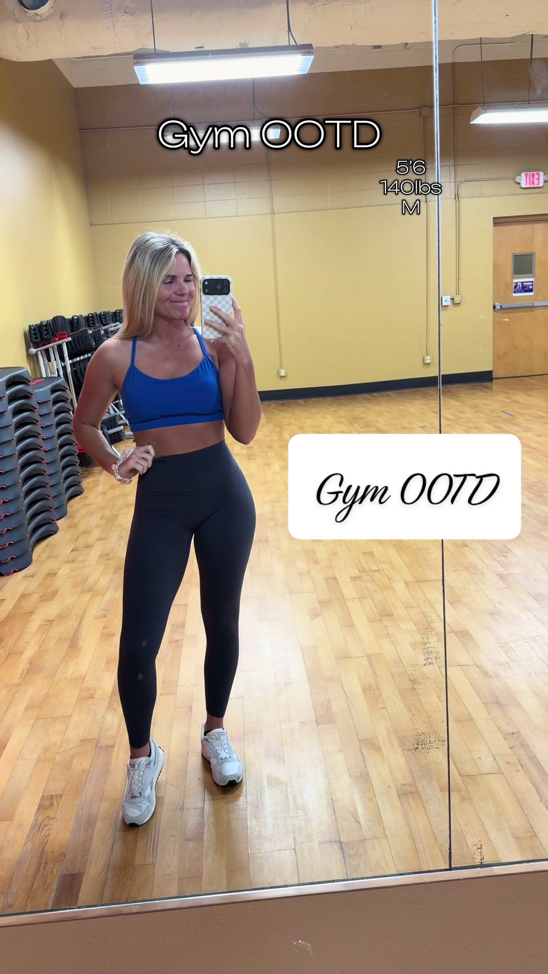 TikTok post by @micaelacooley for Colorfulkoala. Caption reads: Today’s gym ootd featuring @Colorfulkoala Shop and....