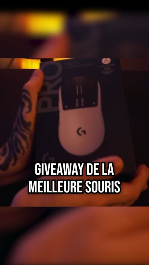 Instagram post by @esk_fr for Logitech G. Caption reads: [...] 🔥 Pour participer: 👉 REPOST + Follow....
