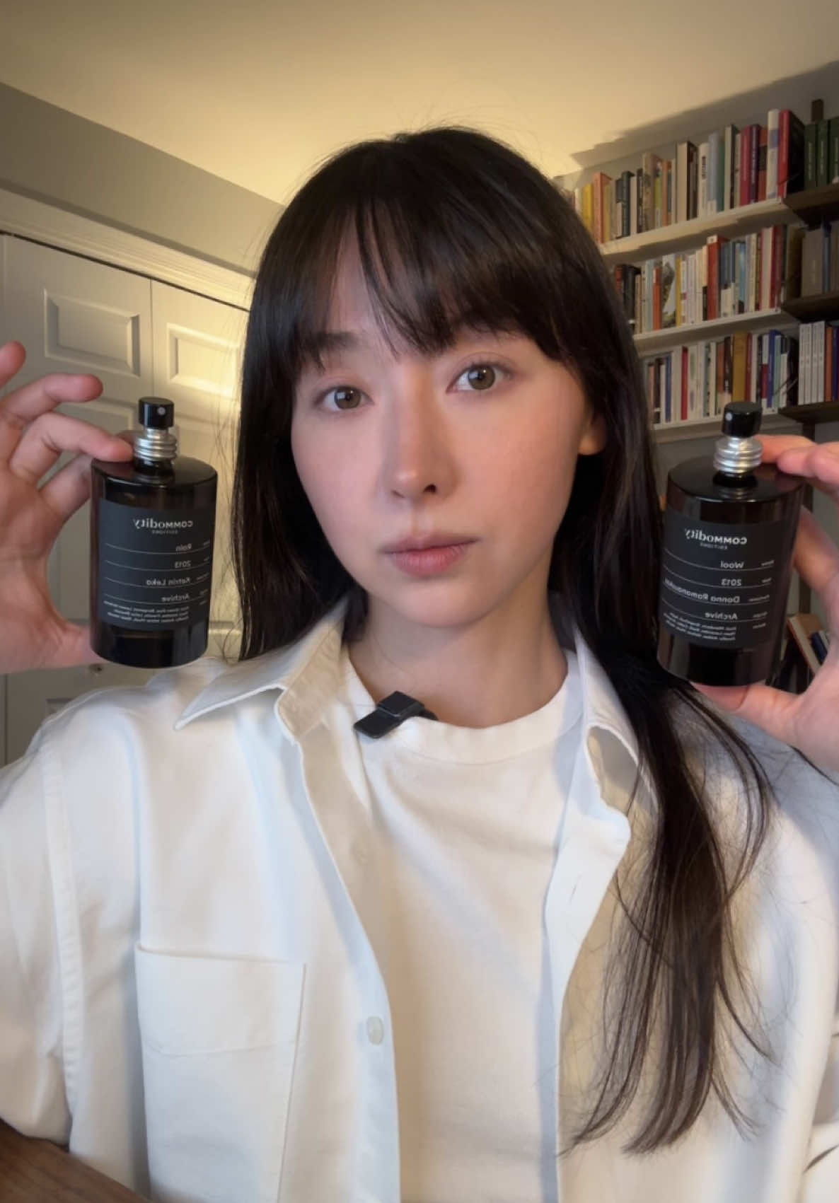 TikTok post by @bewareofpity for Commodity Fragrances. Caption reads: Start sampling the @Commodity Fragrances....