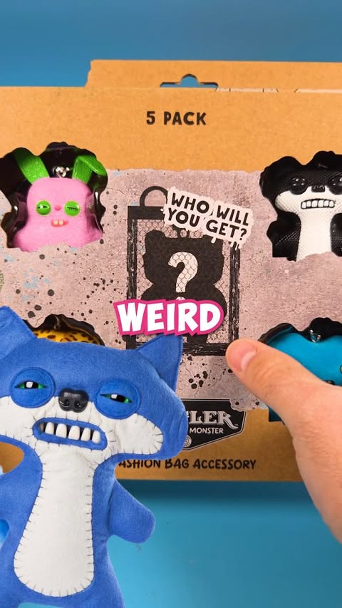 Instagram post by @minimysterys for B&M Stores. Caption reads: [AD] Fugglers Bag Clips funny toy review with ASMR....