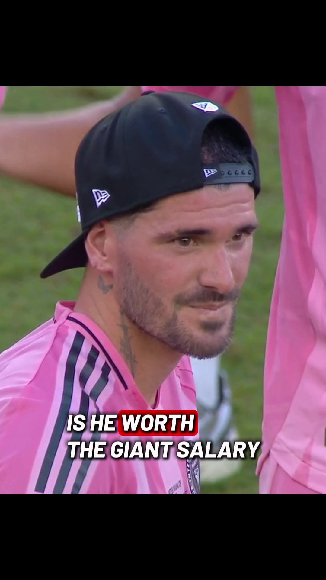 TikTok post by @espnfc for Major League Soccer. Caption reads: #RodrigoDePaul’s first goal in #MLS play came in....