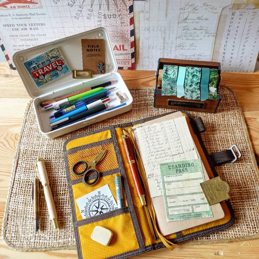 Instagram post by @my_travelers_notebook for Lochby. Caption reads: The new Voyager from @lochby is so amazing! It....