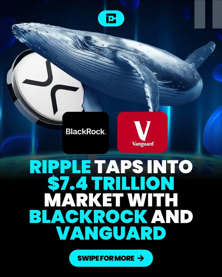 Instagram post by @cryptosityclub for Coinbase. Caption reads: Comment “FREE” below, 

🌍 Ripple Enters the Big....