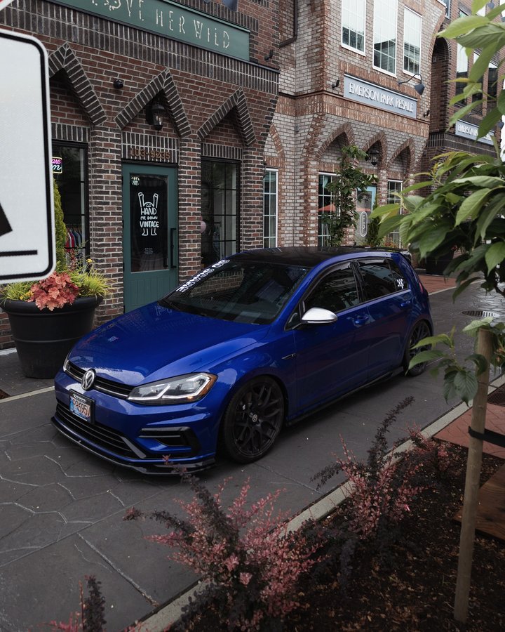 Instagram post by @mk7brothers for VWB. Caption reads: no parking 💔💔 (shoutout security guy who let me....