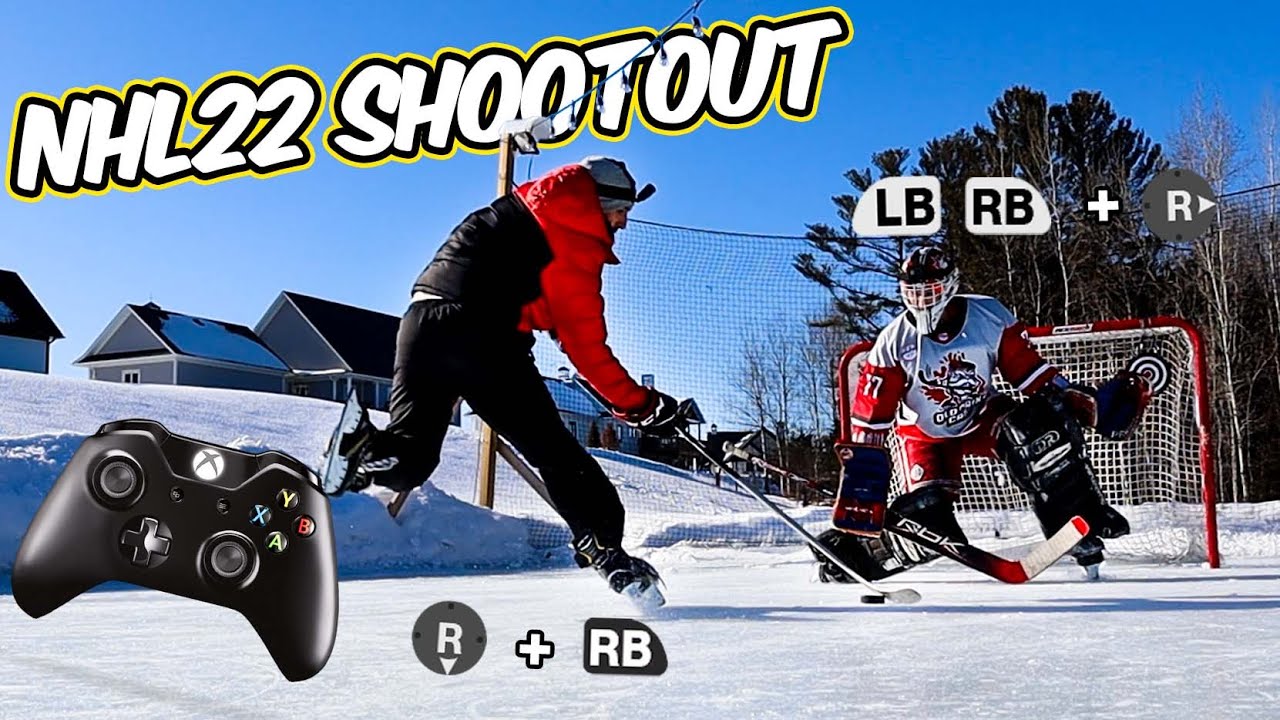 YouTube post by @CoachJeremy for HockeyShot. Caption reads: [...] a video Get hockey training aids at....