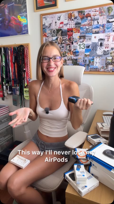 Instagram post by @dominika_rides for QUAD LOCK. Caption reads: Unboxing my latest goodies from @quadlock 💙📦🏍️....