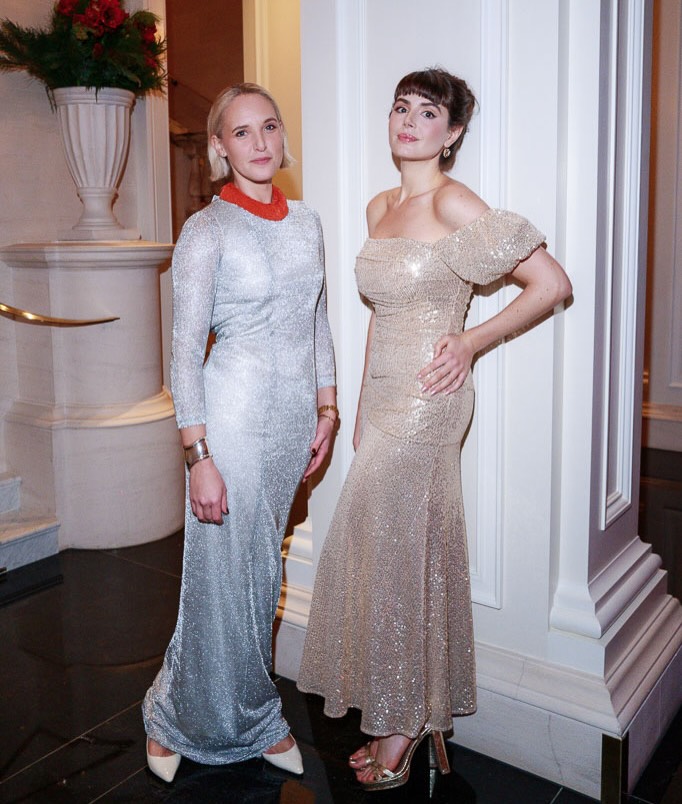 Instagram post by @genevieve_gaunt for TELUS. Caption reads: Hosting The Lady Garden charity gala on Thursday....