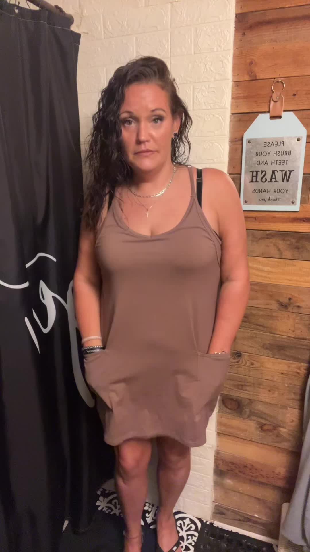 TikTok post by @itsmemorgannew for TanmingFashion. Caption reads: Comfiest Romper Dress by @TanmingFashion....