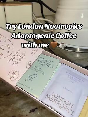 TikTok post by @goodbrandofteaching for London Nootropics. Caption reads: @London Nootropics have just changed the wellness....
