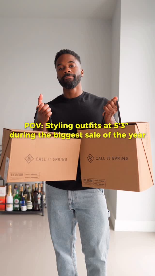 Instagram post by @shortkinglifestyle for callitspring. Caption reads: Recently picked up these two pairs from....