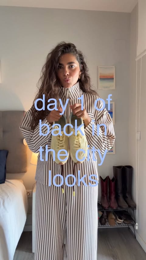Instagram post by @ines__gb for Parfois. Caption reads: back in the city looks day 1 🌟 @parfois gift....