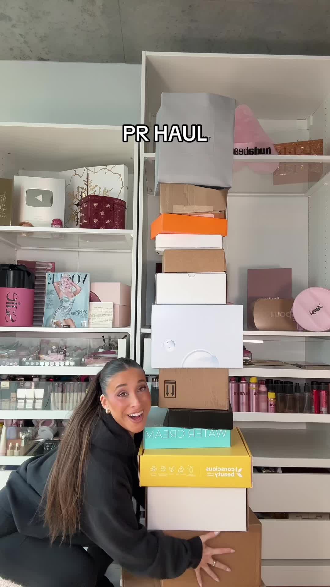 TikTok post by @allierosss for LANEIGE. Caption reads: [...] HAUL THANK YOU @Morphe Cosmetics @Sol de....