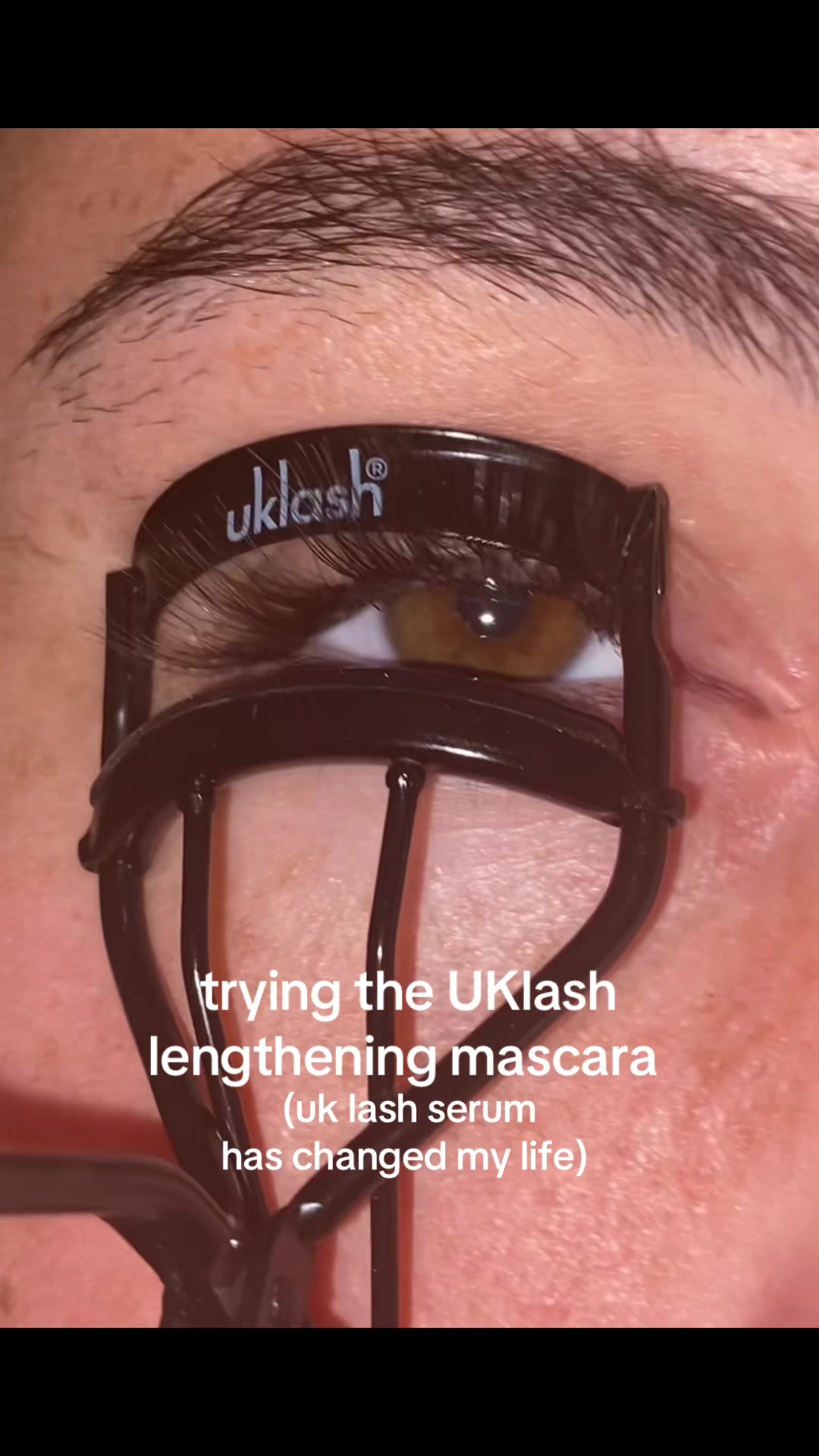 TikTok post by @charlotte.desilva for UKLASH. Caption reads: @UKLASH PLEASE release a waterproof [...].