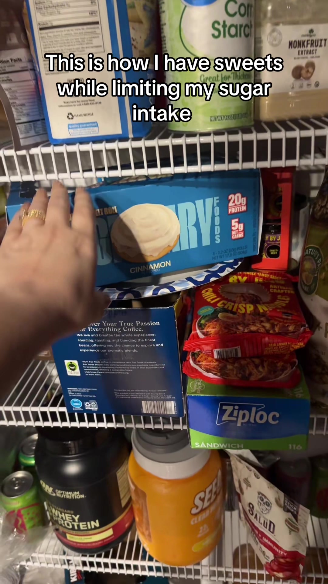 TikTok post by @catlife669 for Legendary Foods. Caption reads: They taste good IMO but they are dry, need to be....