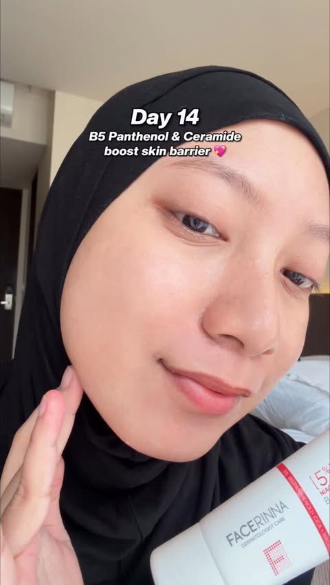 Instagram post by an influencer for FACERINNA. Caption reads: [...] Bright Barrier Cream from @facerinnaid ✨💖....