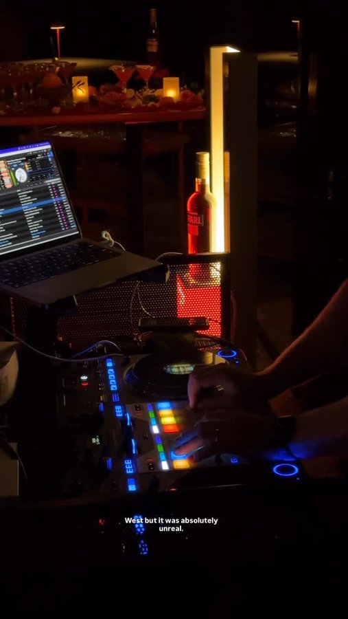 Instagram post by @parmisnajmi for Campari. Caption reads: Save this spot for your next night out 🍽️ 

A....