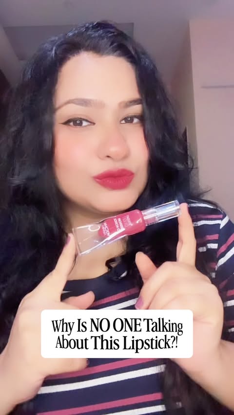 Instagram post by @vibewithurvashi for Hilary Rhoda Cosmetics. Caption reads: [...] it on Flipkart! 💙 @flipkart....