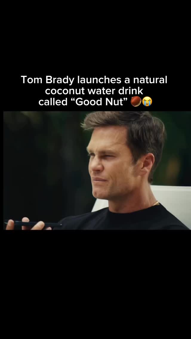 Instagram post by @crazyvideosus for Gopuff. Caption reads: #GoodNut #gopuffpartner Tom Brady launches organic....