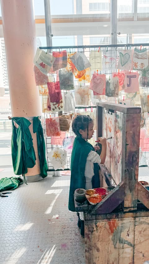 Instagram post by an influencer for Minnesota Children's Museum. Caption reads: [...] 💙#MNChildrensMuseum....
