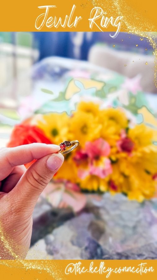 Instagram post by @the.kelley.connection for Jewlr. Caption reads: Two stones, one story. 🤍✨ #ad

My Toi et Moi ring....