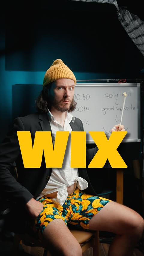 Instagram post by @borisforeal for Wix. Caption reads: [...] my first ever digital product!

Comment....