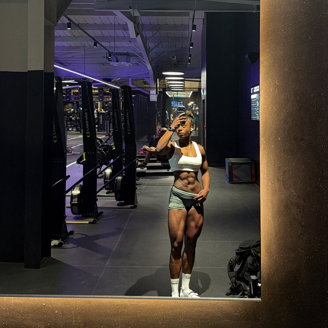 Instagram post by @cairoptt for Vanquish Fitness. Caption reads: highest of highs met the lowest of lows this week.....