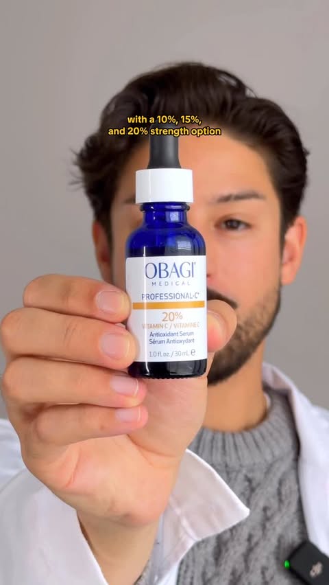 Instagram post by @glowbyramon for Obagi Medical. Caption reads: [...] C, stability and formulation matter!....