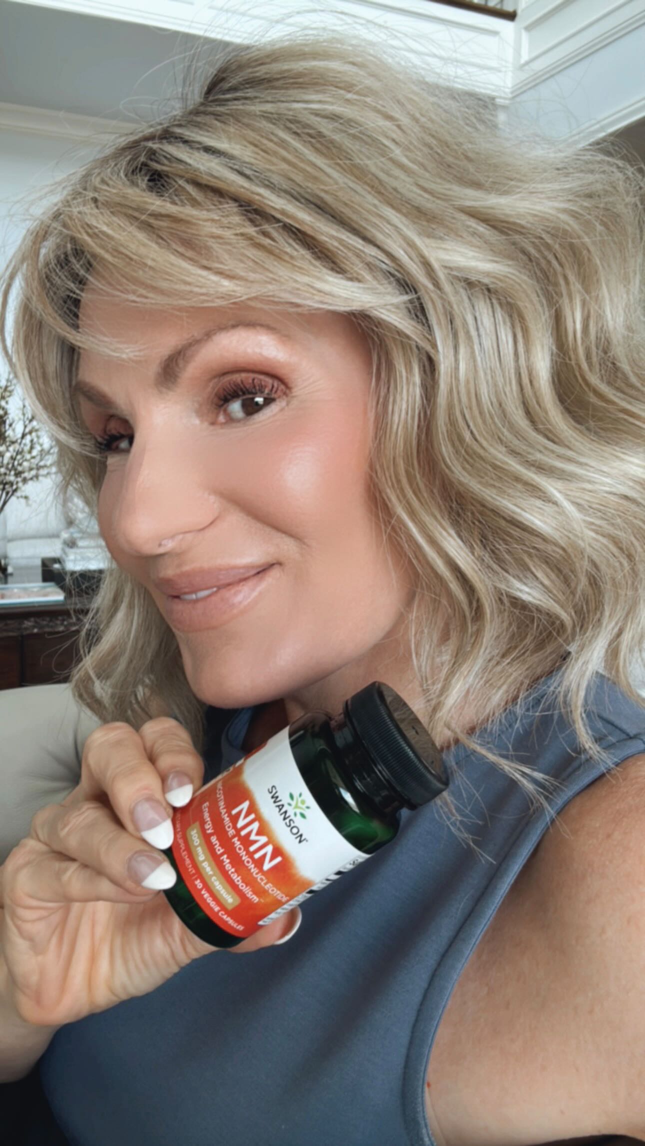 Instagram post by @oysterstopearls for Swanson Health. Caption reads: Aging is natural—own it with the right support! 💪....