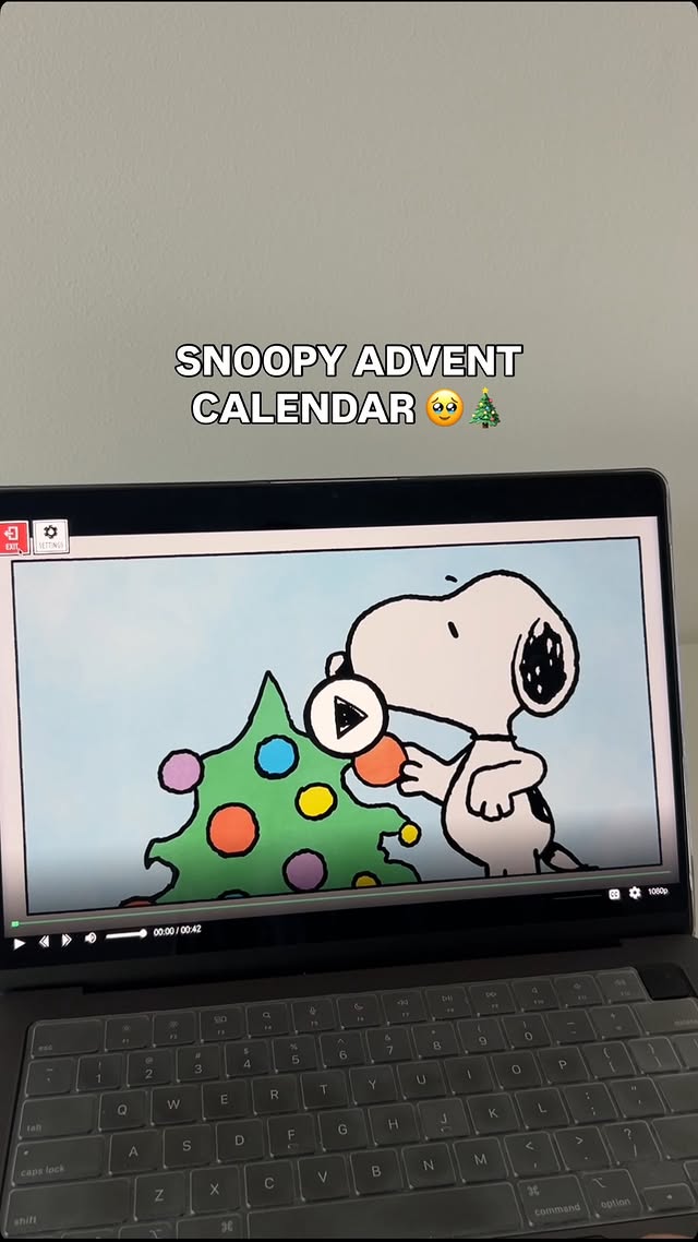 Instagram post by @meili_zzz for American Greetings. Caption reads: [...] advent calendar!!🥹🎄It’s from American....
