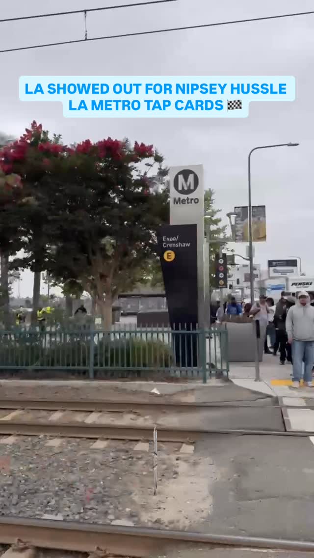 Instagram post by @bigboysneighborhood for iHeartRadio. Caption reads: LA showed up & lined up for blocks to celebrate....