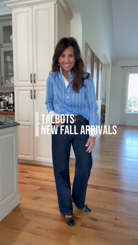 Instagram post by @cyndispivey for Talbots. Caption reads: Talbots just dropped their new fall arrivals,....