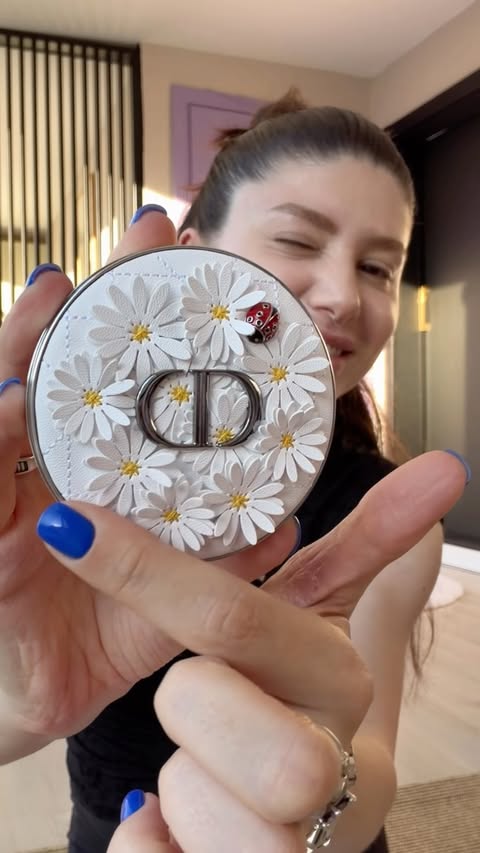 Instagram post by @seydaerdogan for Dior Beauty. Caption reads: playing with new goodies ✨ @diorbeauty....