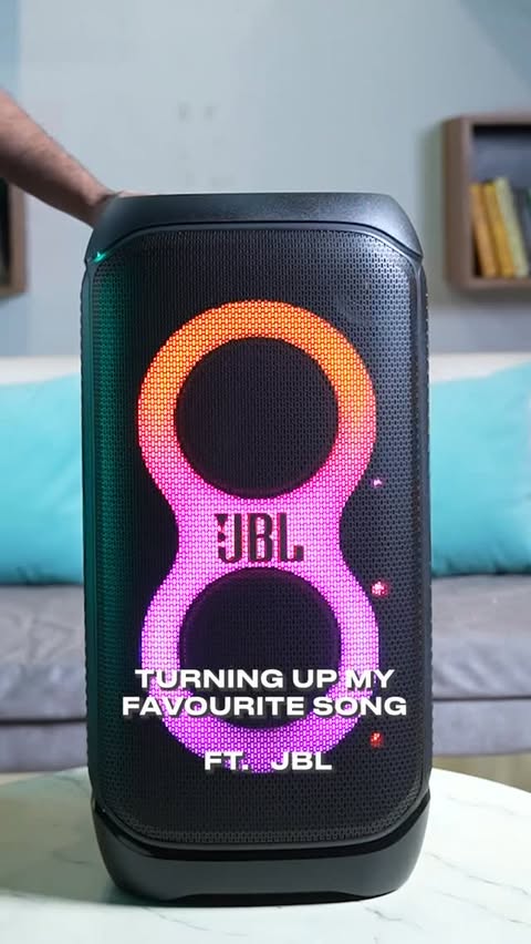 Instagram post by @mudrakumar for JBL. Caption reads: All hits, no skips! This is full disclosure with....