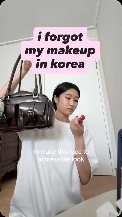 Instagram post by @jubeenpark for OLIVE YOUNG. Caption reads: WHAT TO DO WITHOUT YOUR MAKEUP IN KOREA 💫

pls i....