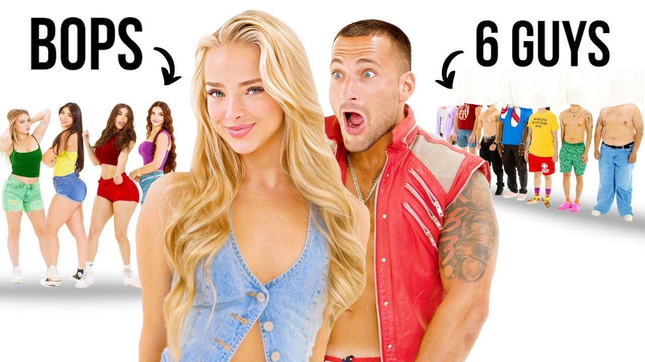 YouTube post by @DavidAlvareeezy for Herohero. Caption reads: Blind Dating 5 Hot Girl Best friends.