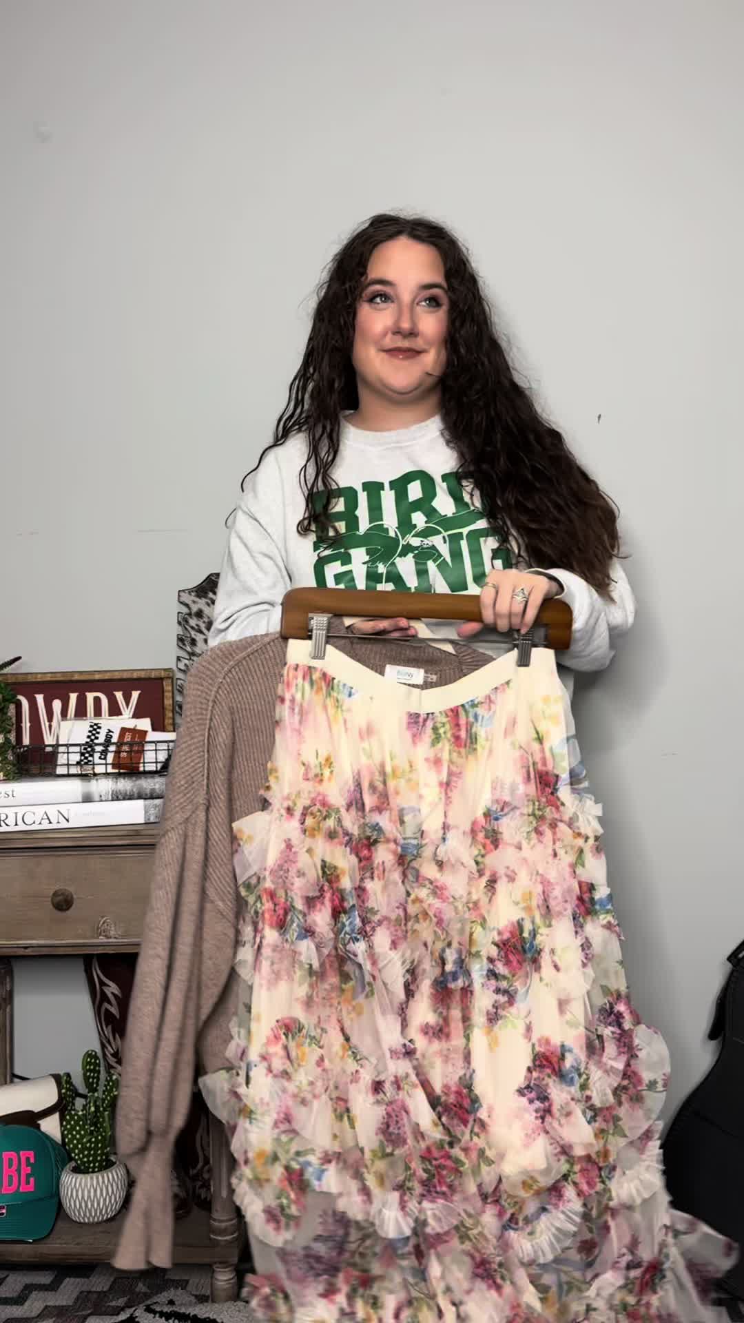 TikTok post by @azteccactusllc for Wild Oak Boutique. Caption reads: [...] Cactus  Hats: @Prohats  Shoes: @Wild Oak....