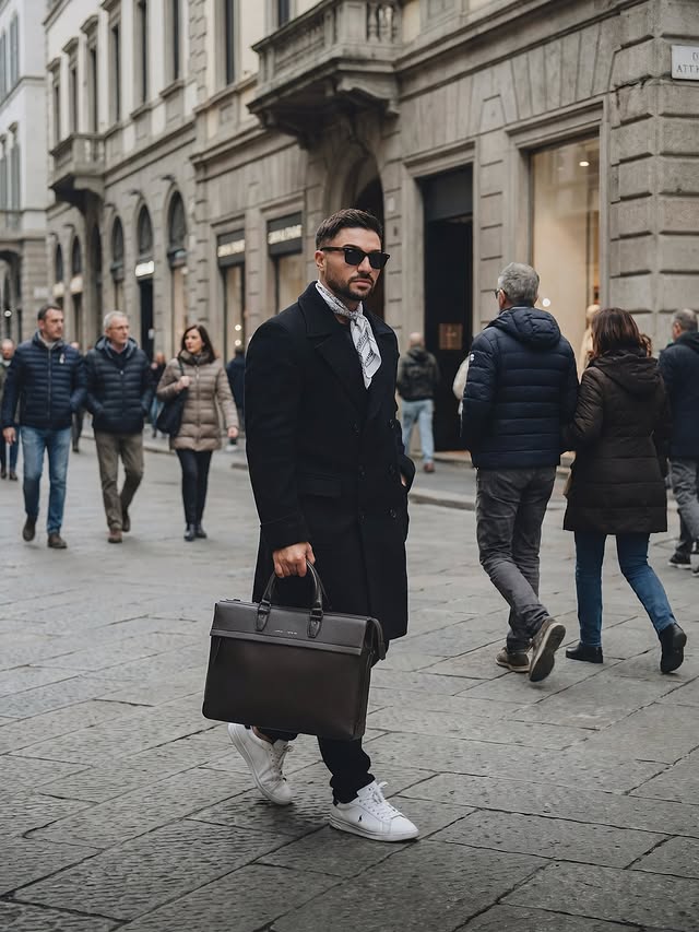 Instagram post by @urban7_ for GRAMS28. Caption reads: [...] and sophistication. This briefcase by....