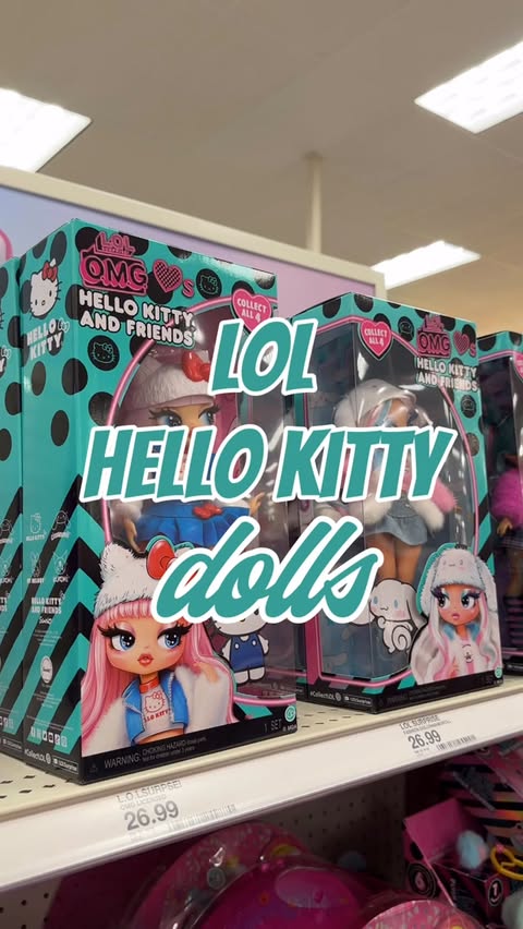 Instagram post by @targetpursuit for L.O.L. Surprise!. Caption reads: [...] sooo cute! The new Sanrio dolls by....