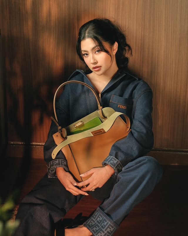 Instagram post by @reigermar for Fendi. Caption reads: Step into every moment with the FENDI Way bag.....