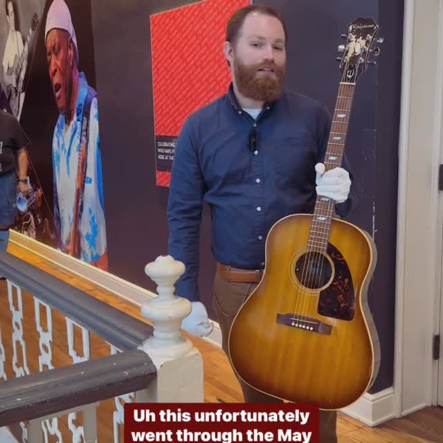 Instagram post by @mrpeterframpton for Ryman. Caption reads: Step inside music history 🎶

We’re shining a....