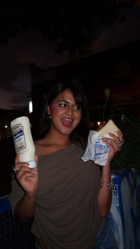 Instagram post by @resha_sapkota for Heinz. Caption reads: [...] a new late-night sandwich concept by Heinz X....